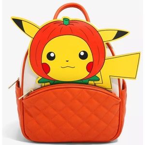 NWT Pokémon Pumpkin Pikachu Mini Backpack